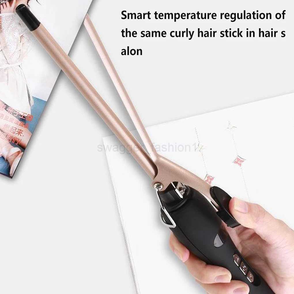 Ladies Electric Curling Iron Professional EU Plug Hair Waver RollerB240719