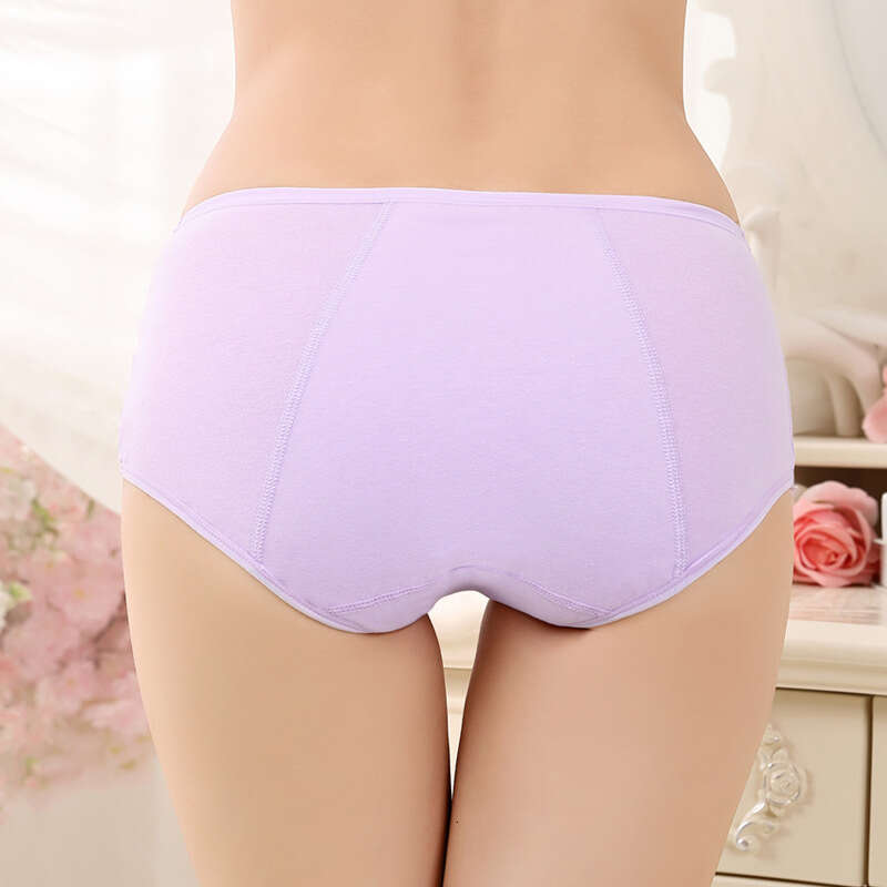 Physiological Menstrual Underwear, Crotch, Comfortable and Leak Proof, Night Sanitary Pants, Pure Cotton Physiological Underwear Panties Calecon Linge