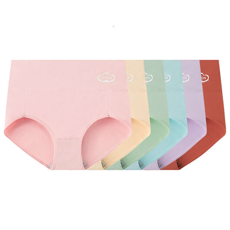 Cotton triangle pants for women, high waisted compression underwear, graphite thin antibacterial underwear