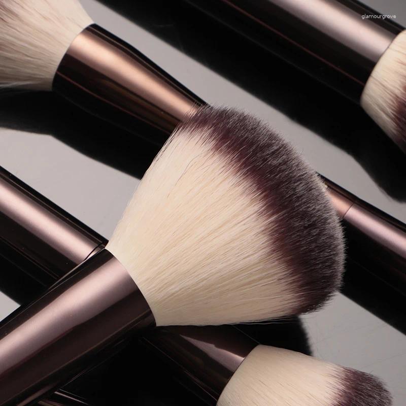 Makeup Brushes Hourglass Brush Set Include Powder Foundation Concealer Lip Blusher Bronzer Eyeshadow Eyebrow Eyeliner Highlight