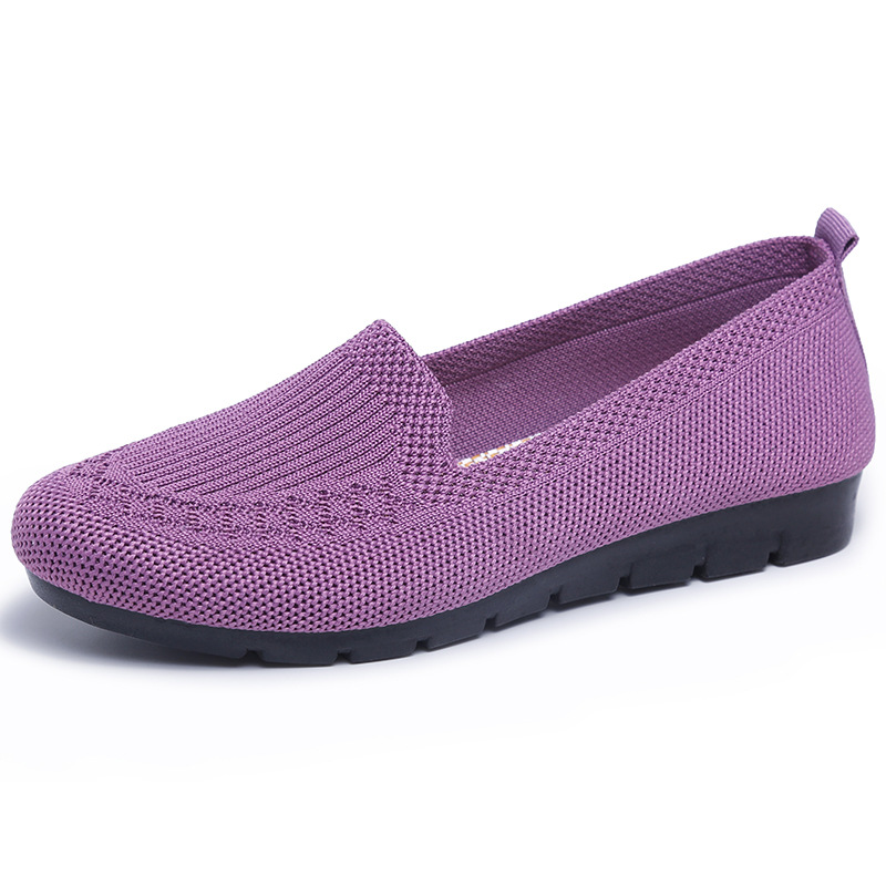 Women's Casual Summer Mesh Breathable Flat Shoes Ladies Comfort Light Sneaker Soc Women Slip on Loafers atillas Muje