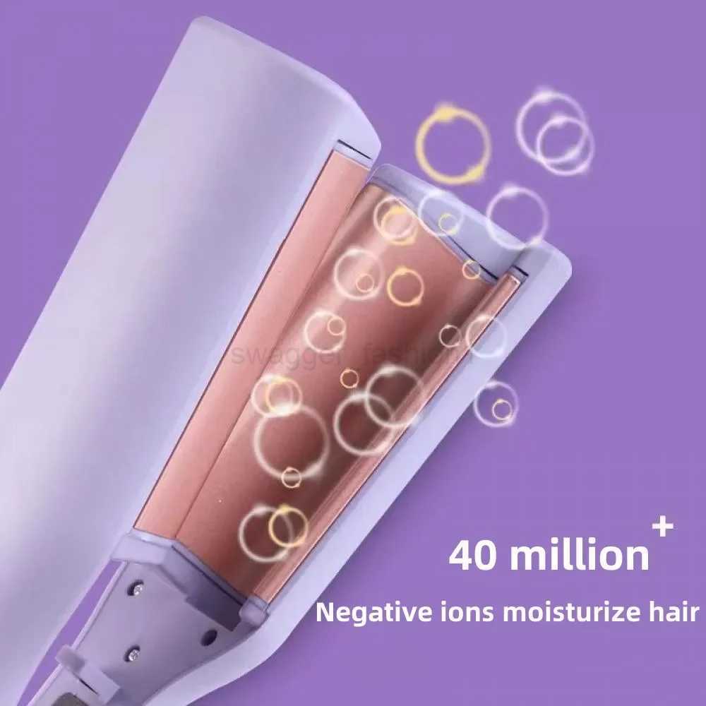 Hair Curling Iron 32mm Deep Wave Hair Curler 4 Temperature Adjustable Fast Heating Crimping Iron Styler Wand for All Hair StyleB240719