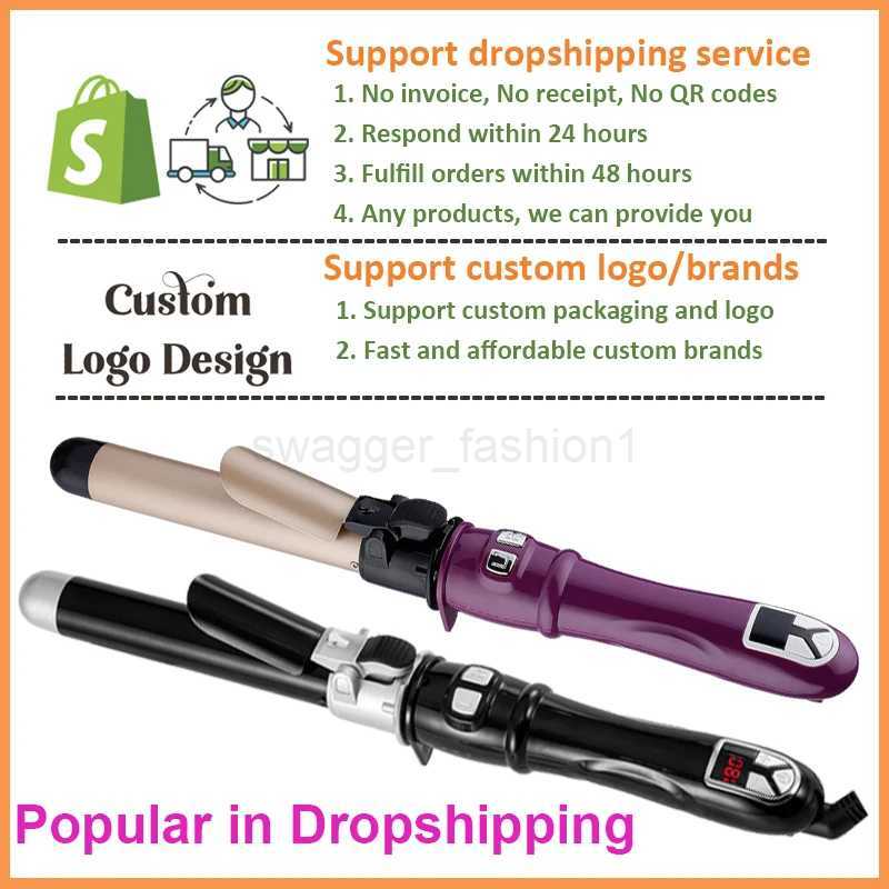 25/28/32mm Ceramic Barrel Hair Curlers Automatic Rotating Curling Iron For Hair Iron Curling Wands Waver Hair Styling AppliancesB240719