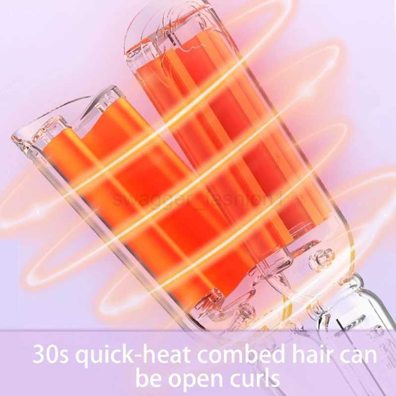 Ionic Wavy Hair Curler WomensWaver Curling Iron Anti-Scald Hair Crimper Rapid Heating Curling Wand Crimper Hair IronB240719