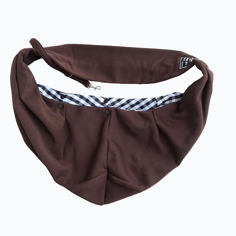 Luxury outdoor portable small pet dog sling carrier for dogs and cats