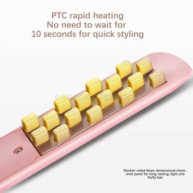 Corn Perm Splint Practical 360rotating Tail Wire Temperature Display Four-speed Temperature Control Hair Styling InstrumentB240719
