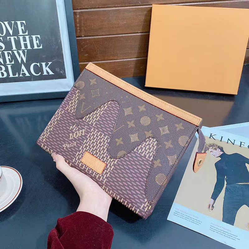 Pink sugao men and women clutch bag handbag Briefcase cosmetic bag computer bags Business Bags high quality large capacity designer handbag wallet Wxz24071275