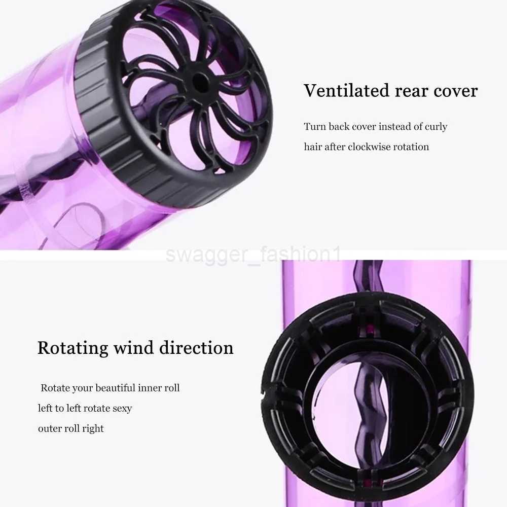 Hair Dryer Curls Diffuser Wind Spin Roller Automaticr With 2 Curl Sticks Hair Curler Styling Tool Curly Drying Blower ToolsB240719
