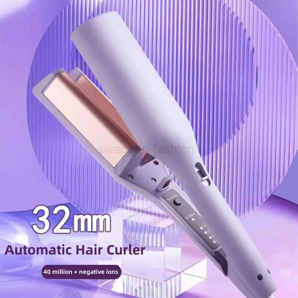 Hair Curling Iron 32mm Deep Wave Hair Curler 4 Temperature Adjustable Fast Heating Crimping Iron Styler Wand for All Hair StyleB240719