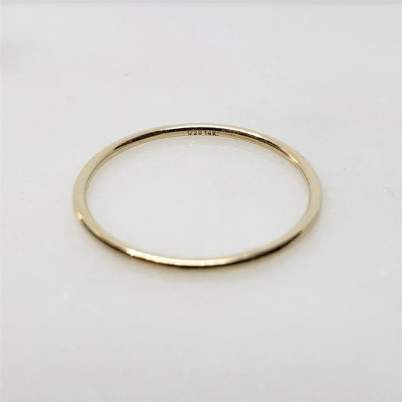 14K Gold Plated Finger Ring Bohemian Gold Jewelry Anillos Mujer Minimalist Stacked Bohemian Ring Womens Minimalist Ring 240805