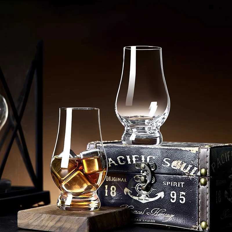 6/4 pcs Crystal Whiskey Barware Wine Glasses Set Glass Mugs for Liquor Scotch Bourbon Drink Drinking Smelling Glass Cup SetB240719