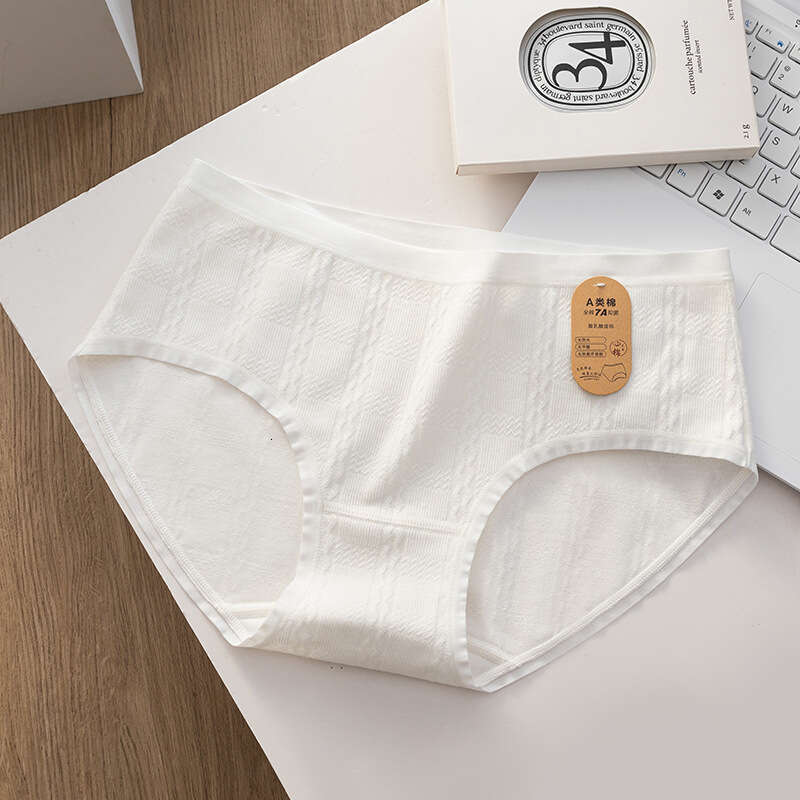A-class Baby Fluorescent 0 Dyed 7A Polylactic Acid Antibacterial Raw Cotton Women's Underwear Lingerie Calzoncillos Panties Calecon Women Underwe