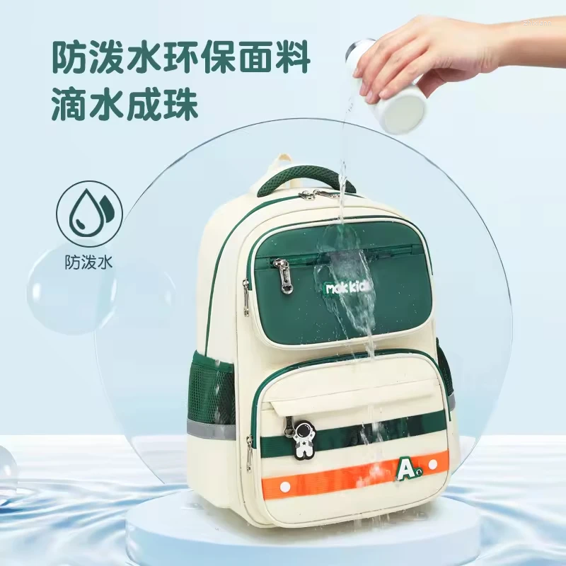 Fashion designer 2025S new model School Bags MOK Factory Price Children Bookbag Kids Bag For Boys Schoolbag Girls Protecting Spine Primary Students Mo