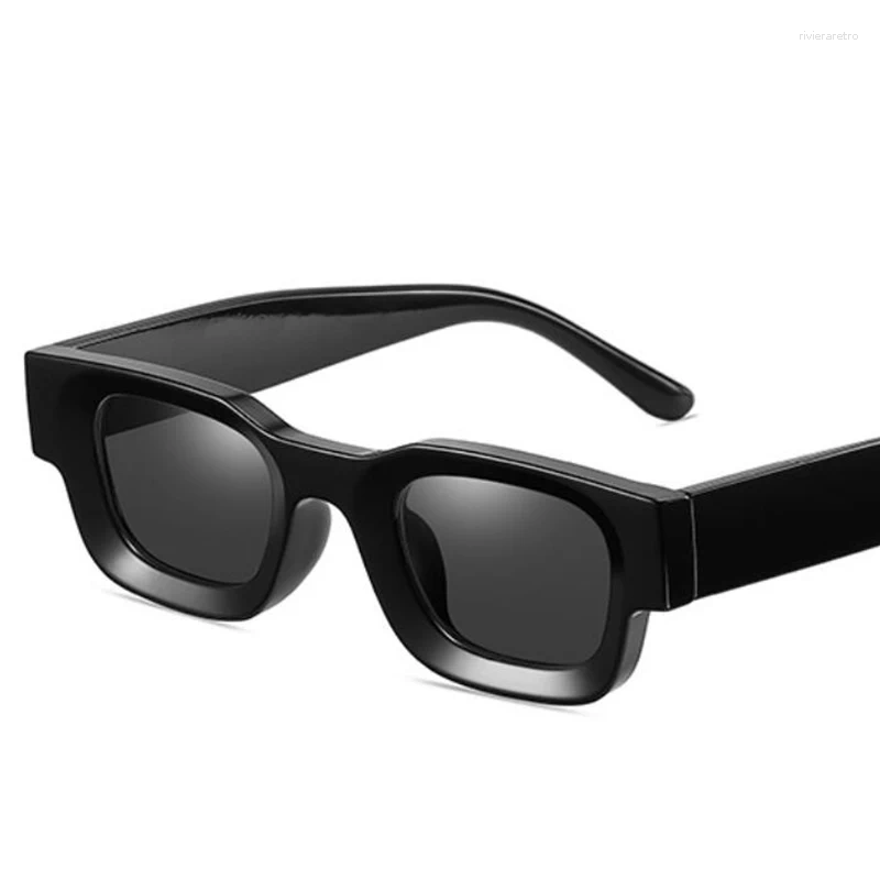 Polarized Sunglasses Oval | Trendy Small Square 2024 Yellow Lens 4