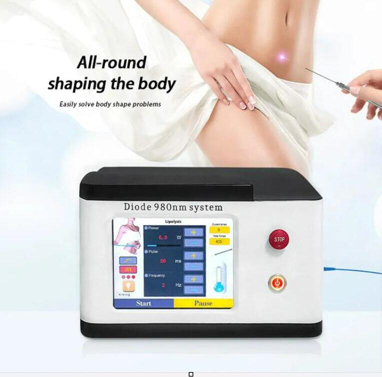 Professional 980nm Endolifting lipo Laser Machine Weight Loss Diode Laser 980 Liposuction Lipolysis laser For Body Slimming Skin Lifting beauty machim