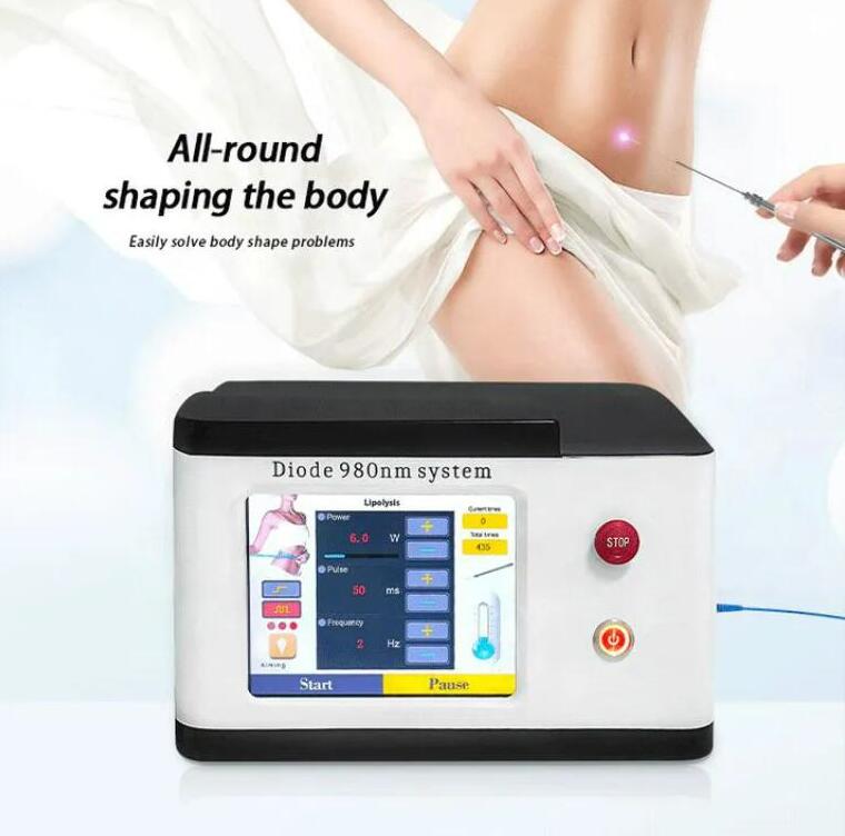 Salon use 980Nm Endolifting Lipolysis Firming Body Tightening Machine 980 lipo Laser Machine Lipolysis laser body slimming Skin Lifting beauty machime