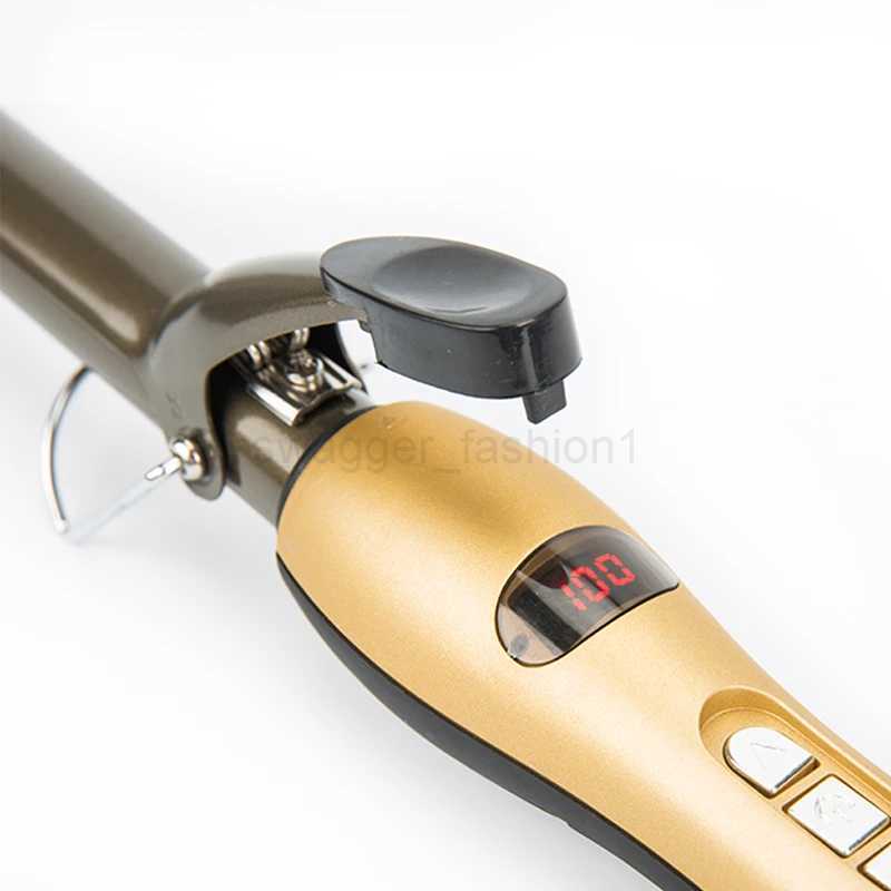 Rizador Pelo Professional Ceramic Curling Iron Digital Hair Curlers Styler Heating Styling Tools Eu Plug Aofeilei Wand IronsB240719