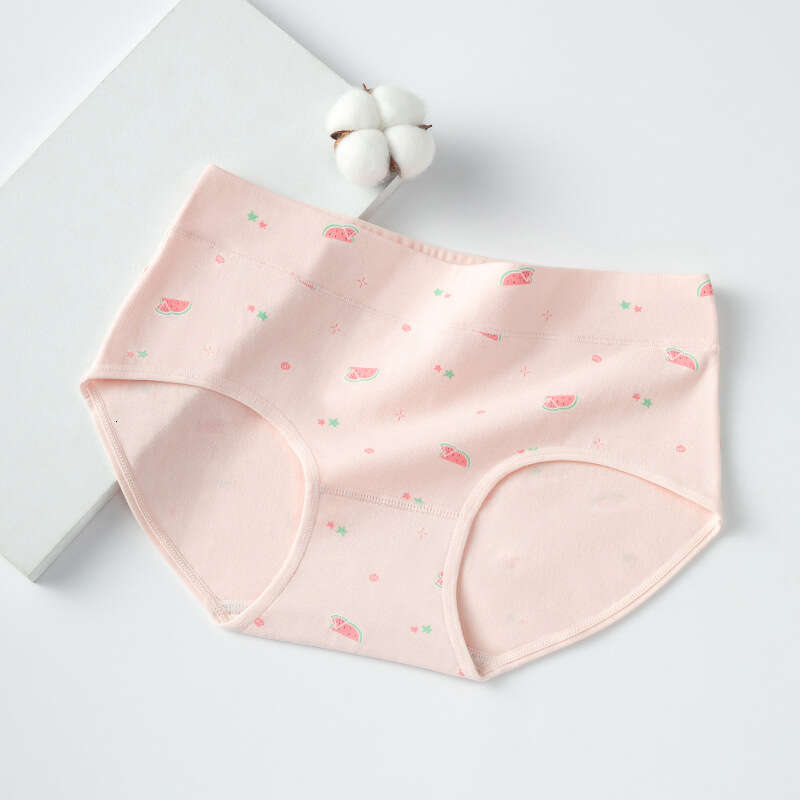Countryside Style Women's Printed Cute Girl's 7A Antibacterial Pure Cotton Underwear for Women Lingerie Panties Women Underwear Calecon Unde