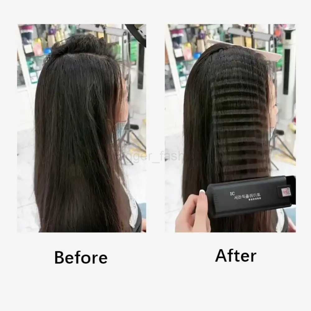 6 Teeth Hair Corrugated Iron For Volumizing And Fluffy Hairstyles Crimping Iron Anti Static Ceramic Hair Crimping Styling ToolB240719