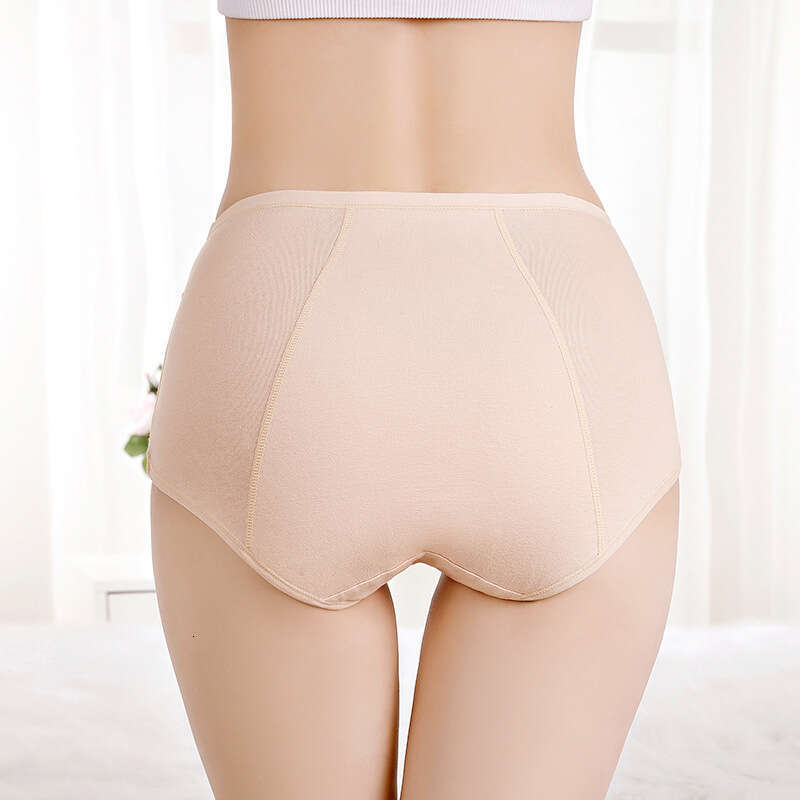 High Waisted Pure Cotton Women's Menstrual Plus Size Front and Back Leak Proof Physiological Underwear Factory Panties Calzoncillos Women Underwe