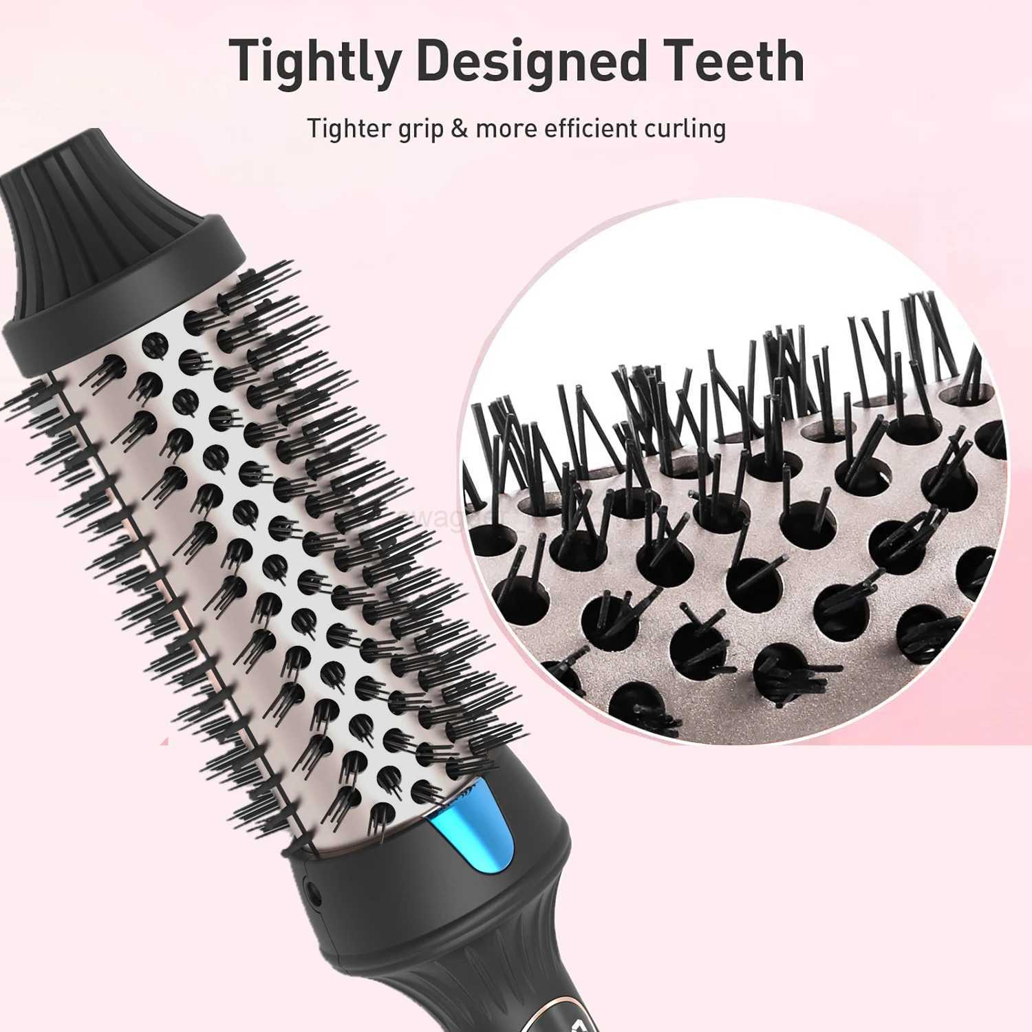 Hot Air Brush 3 In 1 Multifunctional Hair Styling Tools Womens Beauty Device Curly Hair Comb Hair Straightening BrushB240719