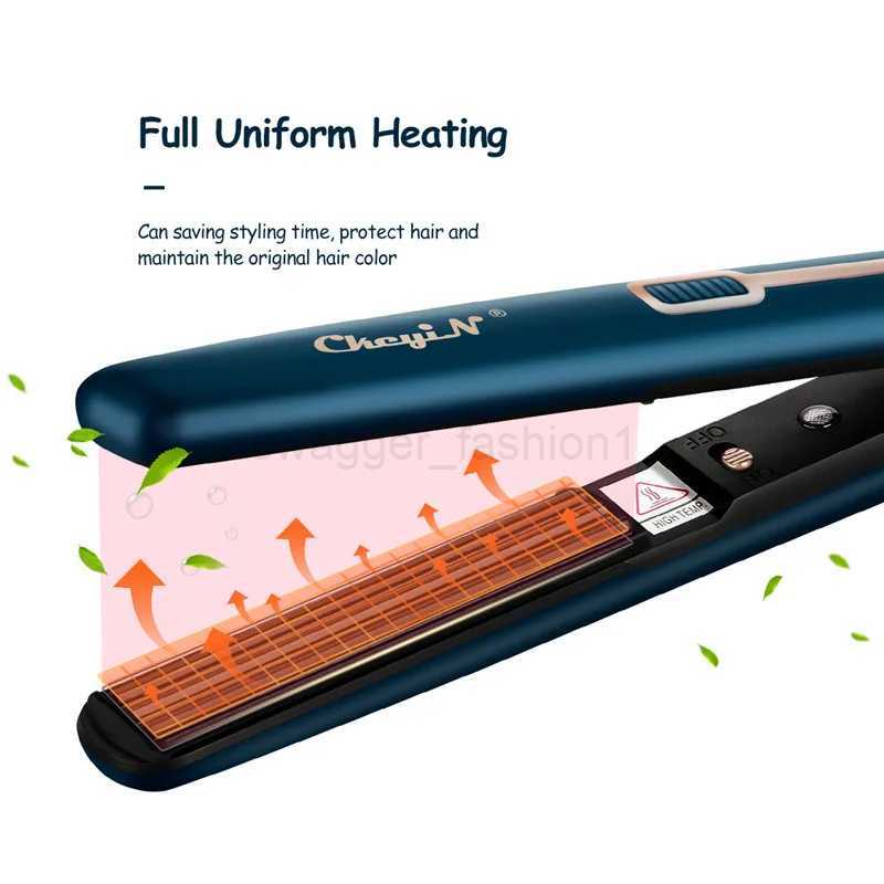 CkeyiN Automatic Hair Curler Corrugated Flat Iron Curling Irons Professional Straightener Curly Iron Tongs Hair Waver CrimpersB240719