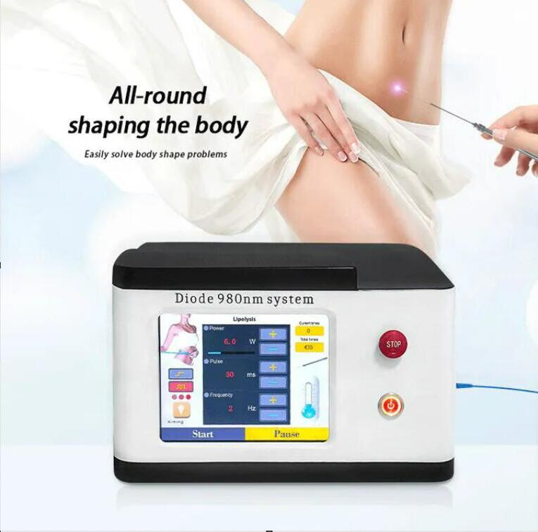 New arrival 980nm Endolifting Laser Machine Weight Loss Diode Laser 980 Liposuction Lipolysis laser For Body Slimming Skin Lifting beauty machime