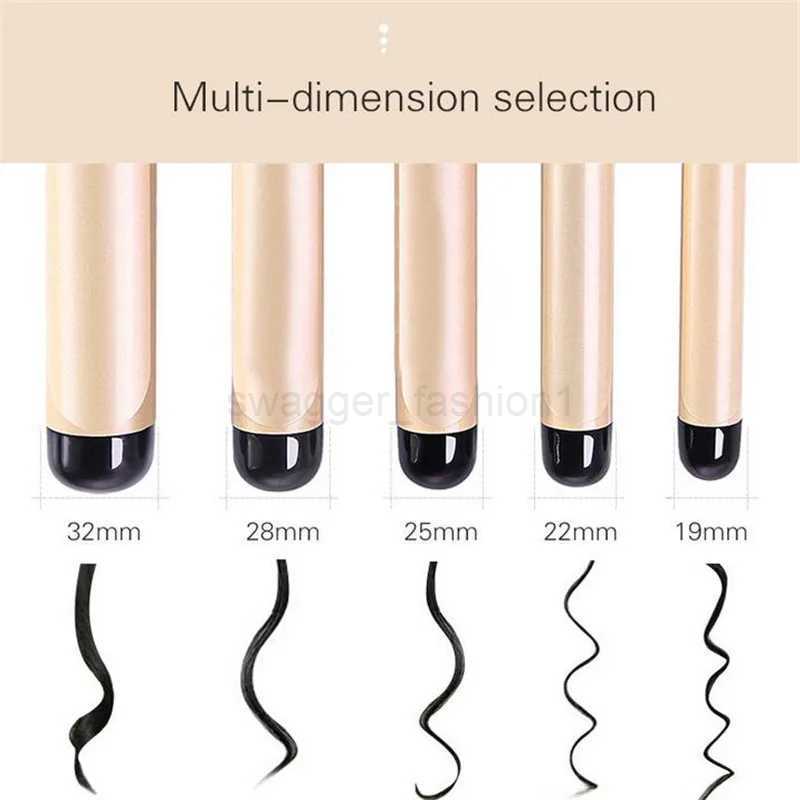 Electric Professional 22mm 28mm 32mm 38mm Ceramic Hair Curler LCD Curling Iron Roller Curls Wand Waver Fashion Styling Tools 2#B240719