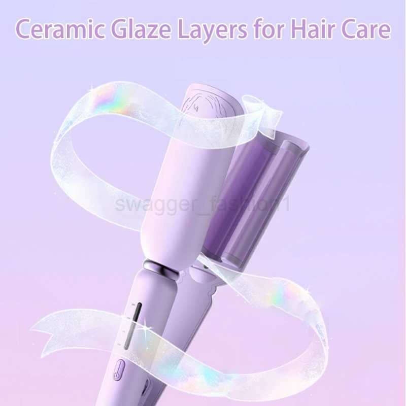 Ionic Wavy Hair Curler WomensWaver Curling Iron Anti-Scald Hair Crimper Rapid Heating Curling Wand Crimper Hair IronB240719