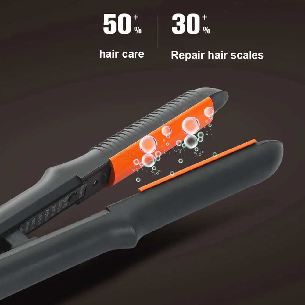 Professional Hair Straightener U-shaped Fluffy Hair Root Perm Curling Ceramic Hair Curler with 5-speed Temperature AdjustmentB240719