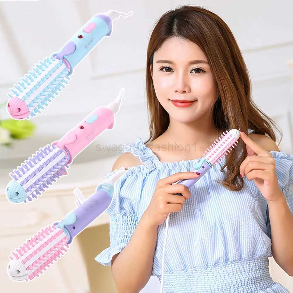Mini Hair Curling Iron 220V Electric Small Hair Straightening Curling Iron Set Cute Flat Irons Travel Hair Straightener ToolsB240719