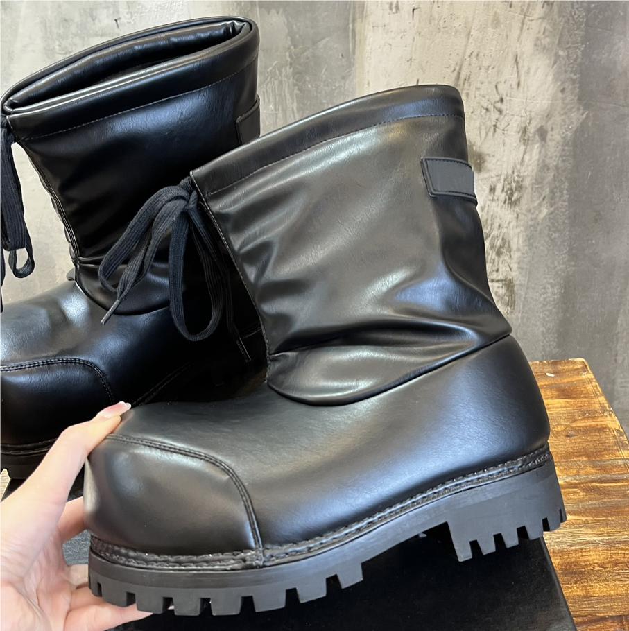 Alaska Boots Women Men Designer Snow Boots Nylon Ski Bootie Men Luxury Chunky Winter Boots Top Quality Booties Shoe without box