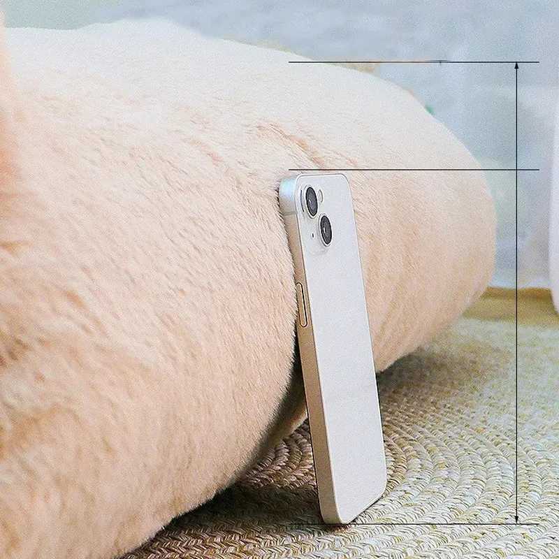 Luxury Cat Bed Sofa Winter Warm Cat Nest Pet Bed for Small Medium Dogs Cats Comfortable Plush Puppy Bed Pet Supplies X250412