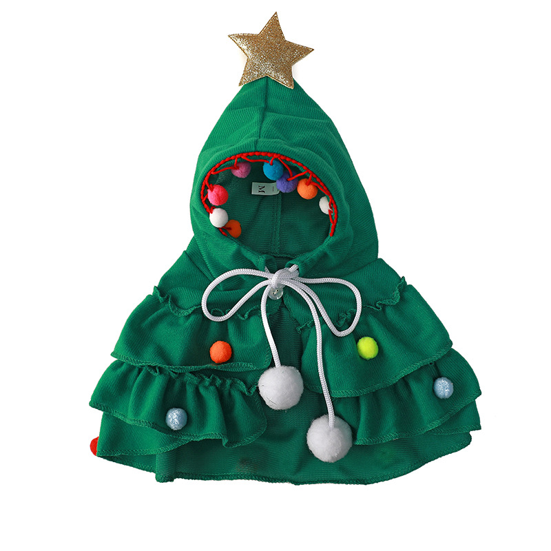 Creative Christmas Shawl Cloak Dress Up Funny Dogs Dress Up Festive Halloween pet costume Cape
