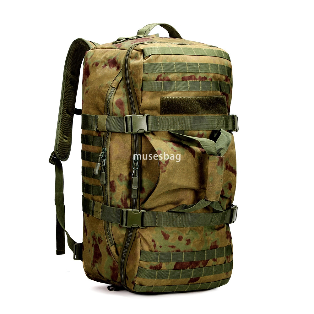 Outdoor Three purpose Multi functional Military Camouflage Backpack Special Warfare Multi functional Large capacity Sports Tactical Backpack