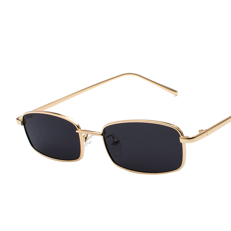 Jeter 31035 European and American Square Sunglasses Fashionable Small Frame Metal Glasses Transparent Ocean Film Street Photographic Sunglasses