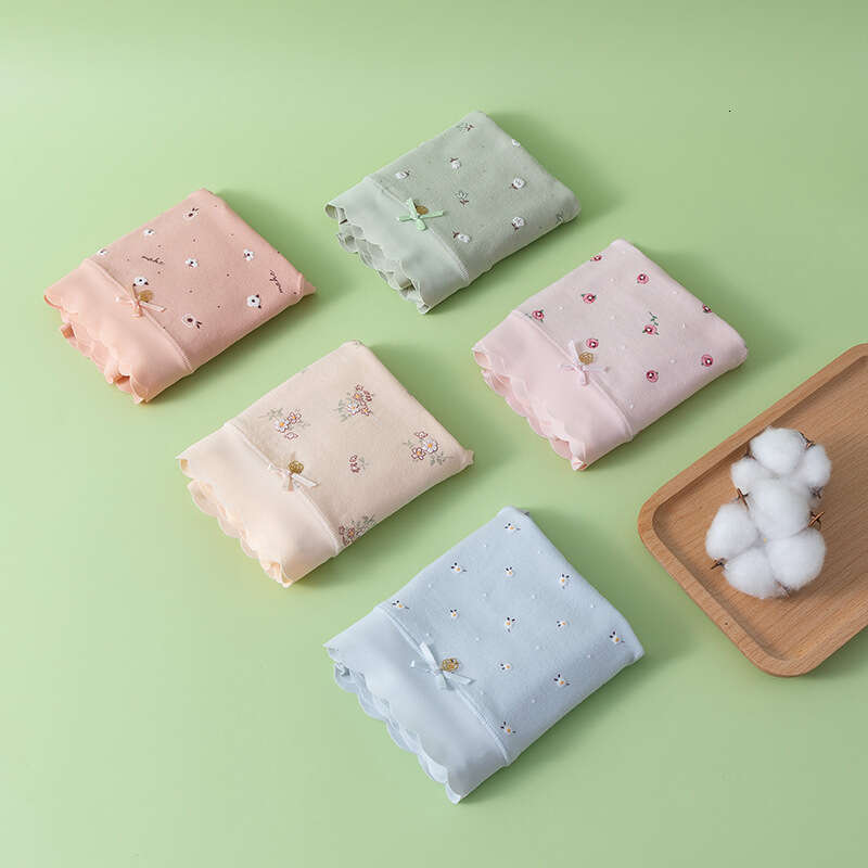 Sweet Lovely Made of Pure with Bow Print Girls, Seamless Underwear Women, and Cotton for Women Underwears Woman Lingerie Calzoncillos Panties Underwea