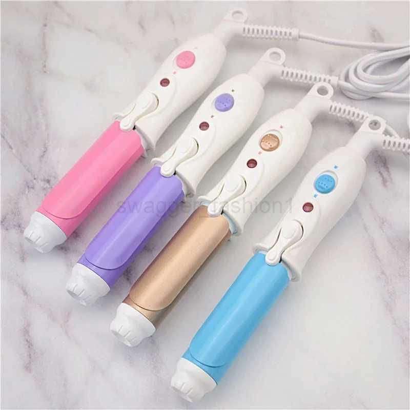 110-240V Portable Travel Electric Mini Hair Curler Curling Iron Fast Small Tourmaline Ceramic Wavy Tong Hair Styling ToolB240719