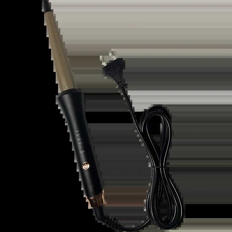 For barber shop curlers conical curling iron single tube ceramic glaze pear flower cone electric hair curly hair 110-240 - vB240719