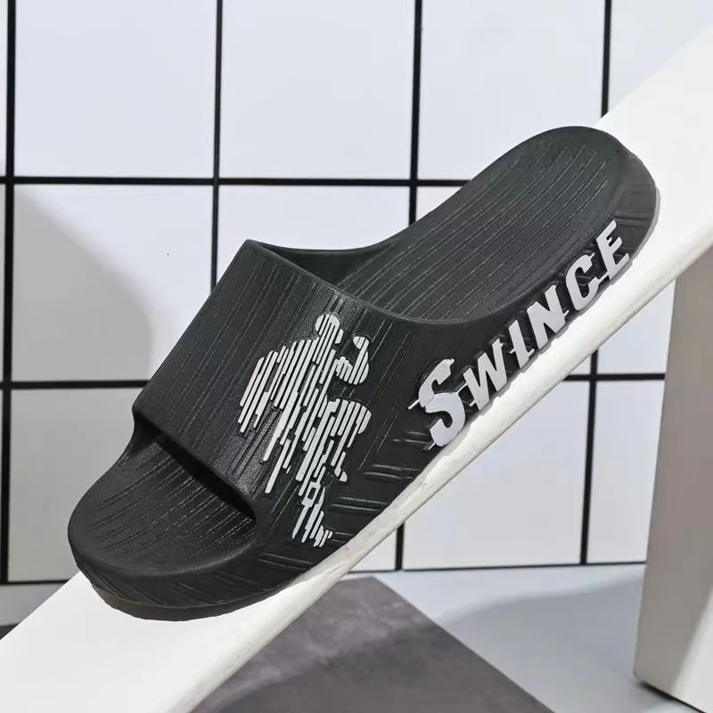 Mens Slippers Fashion Soft Sole Anti-slip Anti-odor PVC Slippers Casual Outdoor thick sole Slippers Bathroom Couple Slipper 240713