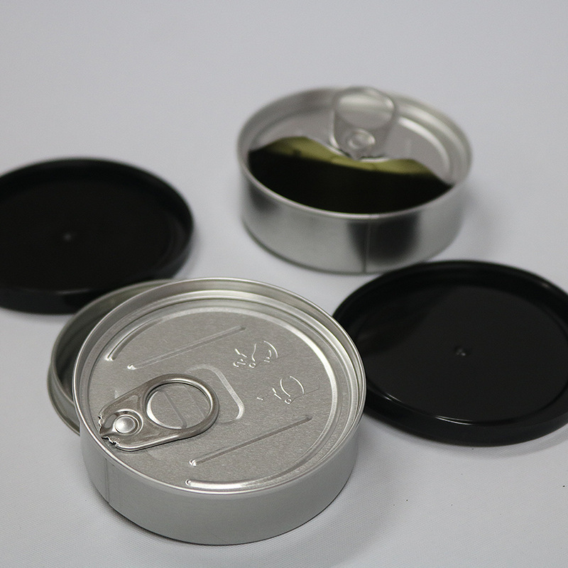 3.5g Herbs Bags Tobacco Metal Tin Can Pop-Top Cali Bottle with Easy Open End and ChildProof Container Plastic Lid Space Jar for Dry Herb Flower