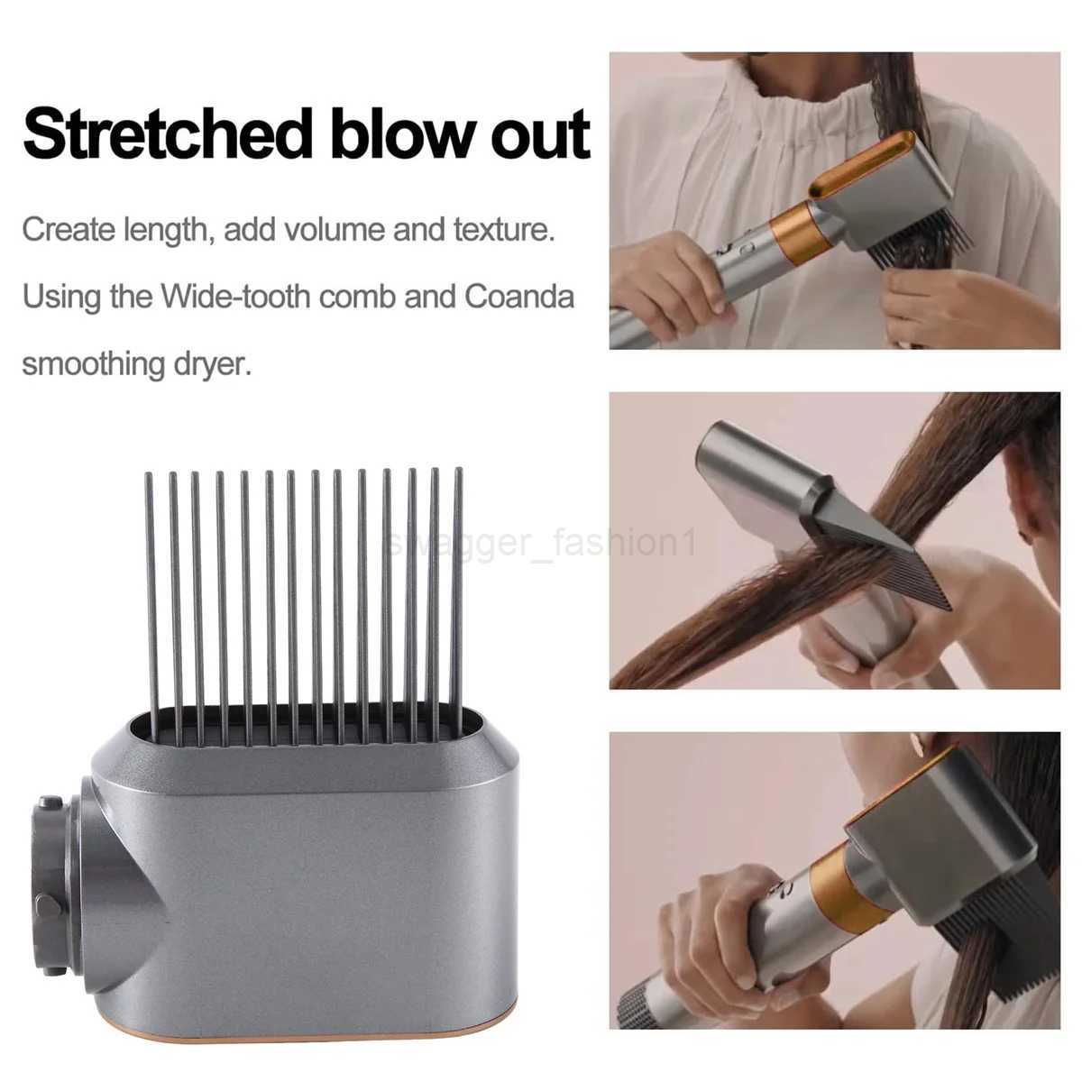 Styling Air Nozzle with Wide-Tooth Comb Attachment for HS01 HS05 for Curly and Coily HairB240719