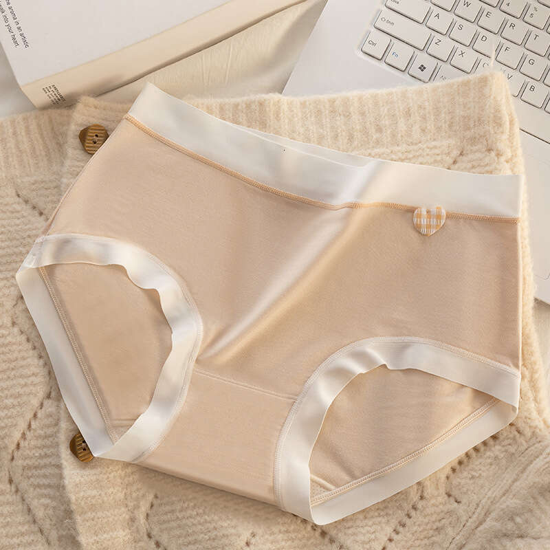 7A Mulberry Silk Antibacterial Underwear for Women, Zero Sensitivity, No Trace, Middle Waist, Cotton, High Beauty Women Underwears Woman Women Underwe