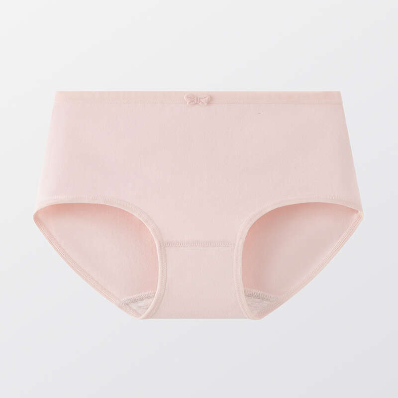 7A Antibacterial Pure Cotton Bow Cute Girl Simple Solid Color Elegant Breathable Underwear Female Calecon Lingerie Underwear Women Calzoncillos Pantie