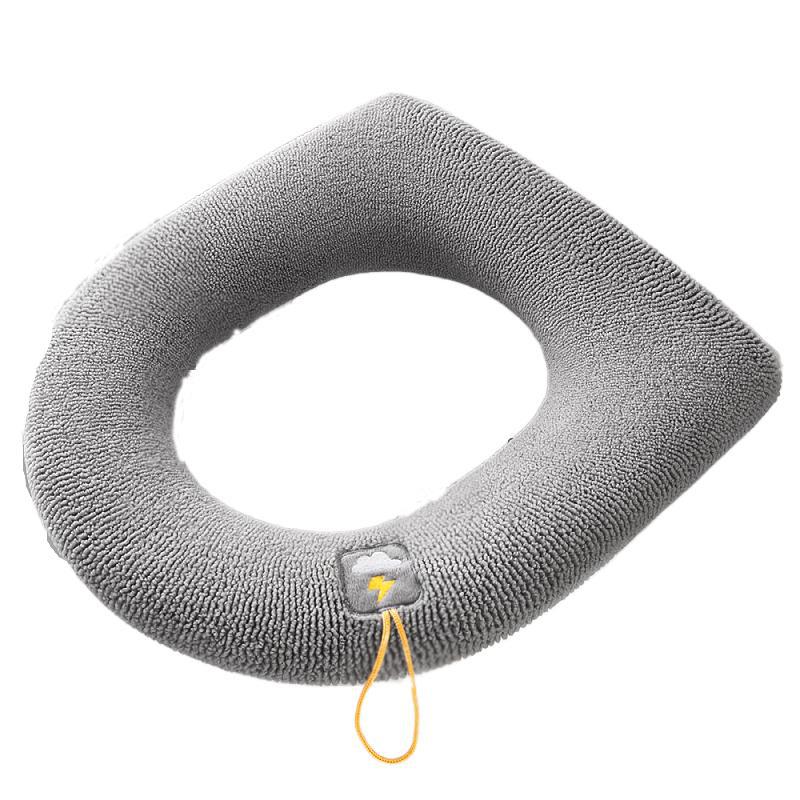 Universal four seasons thickened cover knitted seat cushion washable household toilet ring