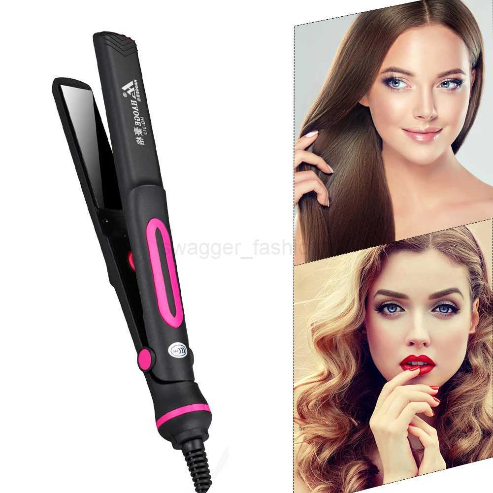 2 In 1 Portable Curling Iron Dual-Purpose Straight-Rolled Splint Scald-Proof Professional Hair Waver 220V for Student DormitoryB240719