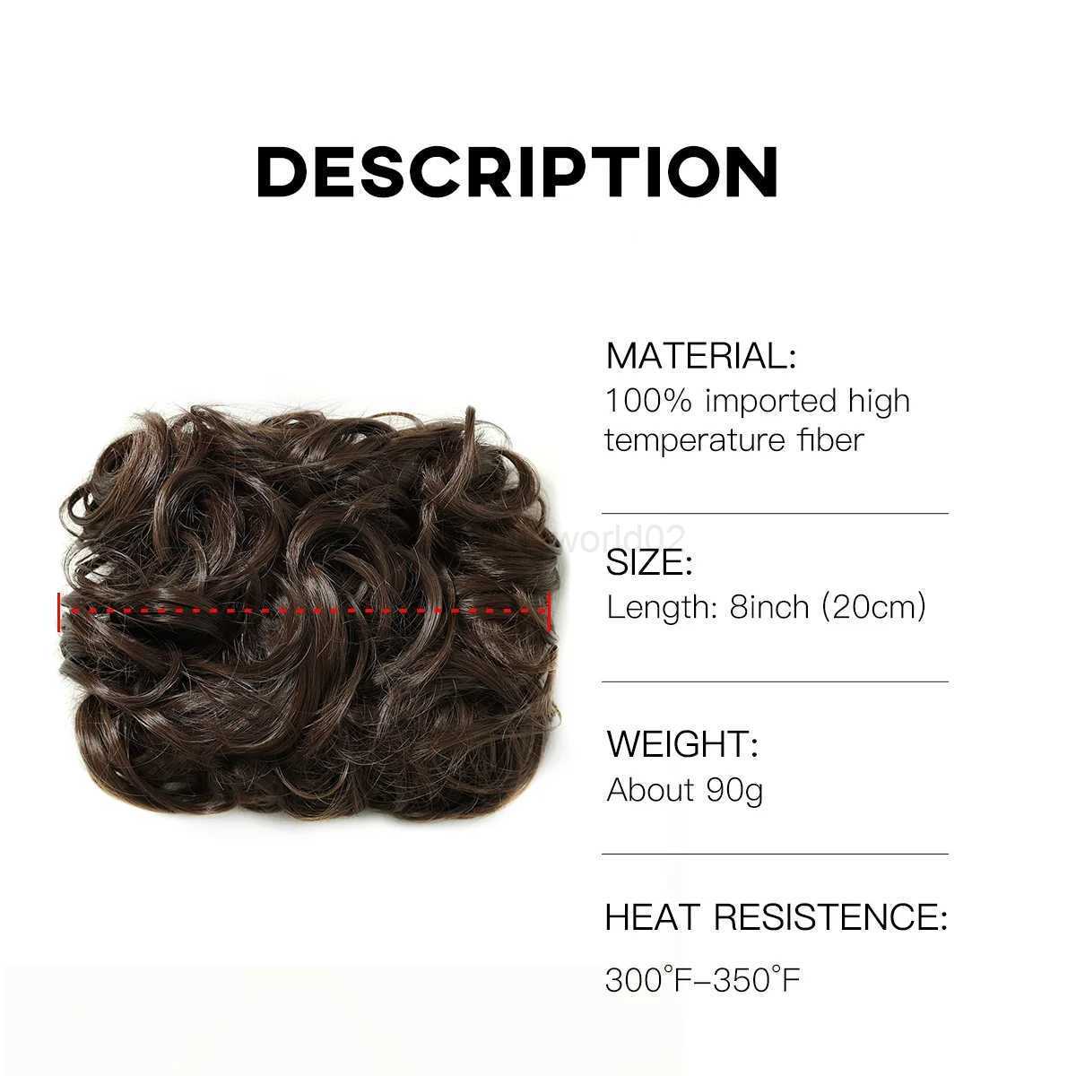 Messy Bun Scrunchie Chignon Hair Clip Curling Wheel Hair Comb into Messy Bun Womens Hair ClipX240719
