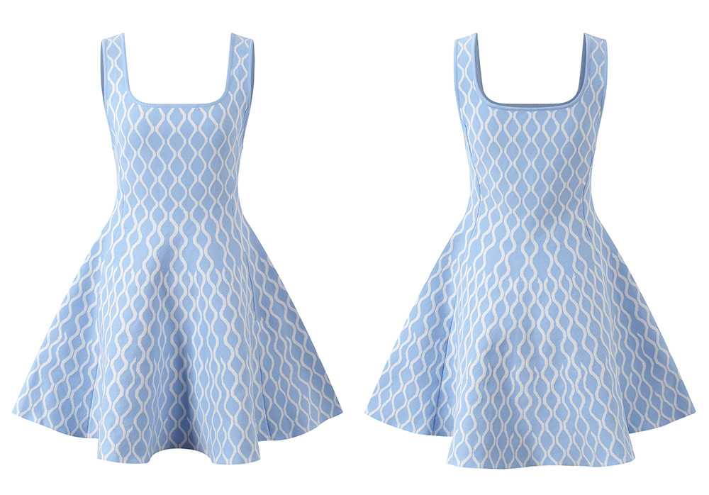 700 2024 Runway Dress Summer Dress Spaghetti Strap Sleeveless Brand Same Style Empire Womens Dress Fashion High Qual