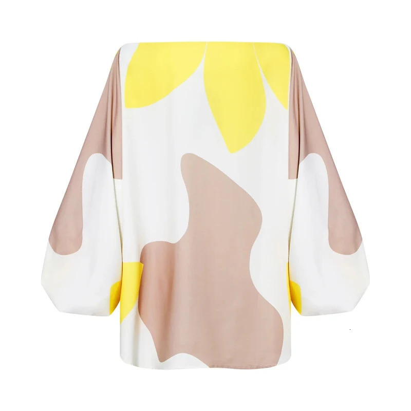 Spring Summer Womens Dress Suits Fashion Sexy One Shoulder Lantern Sleeve Top and Tassels Skirts Female Casual Twopiece 240712