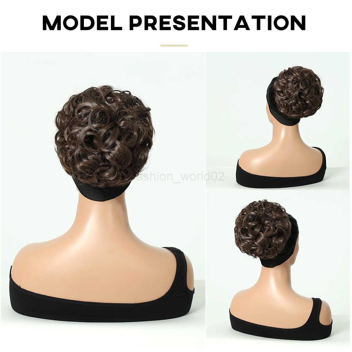 Messy Bun Scrunchie Chignon Hair Clip Curling Wheel Hair Comb into Messy Bun Womens Hair ClipX240719